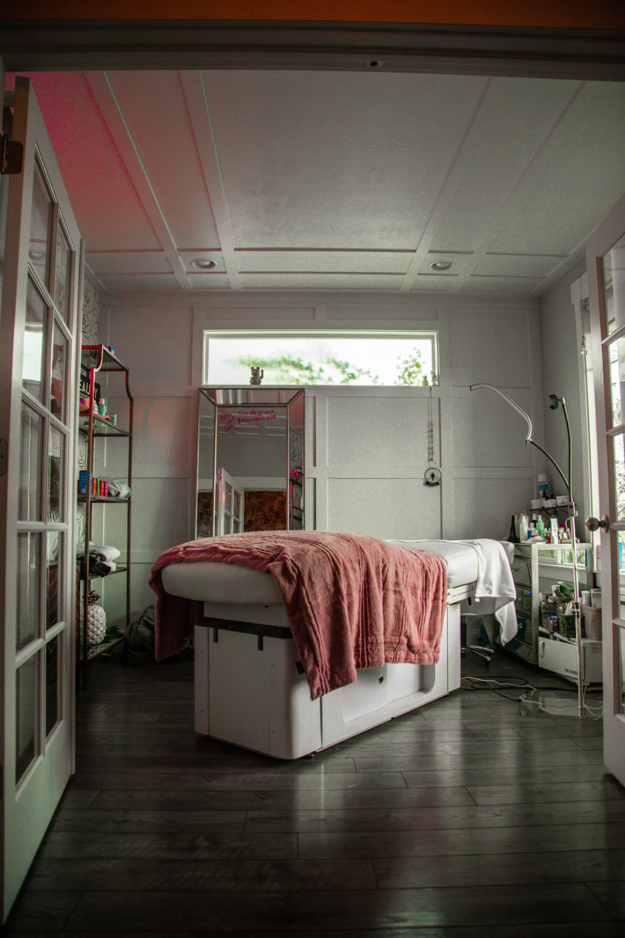Simply Sky Esthetics treatment room in South Jordan, Utah